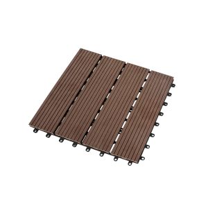 10x Floor Tiles Plastic Decking Garden Backyard Home Decor