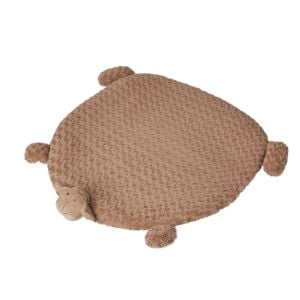 82cm Pet Bed Cat Calming Dog Squeaky Toys Cushion Puppy Mat Tan