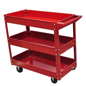 Workshop Tool Trolley 100 kg Load - Red