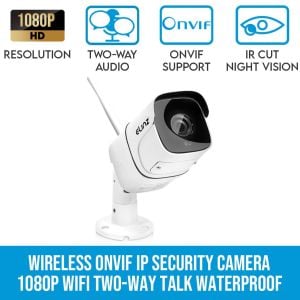 Elinz Wireless Onvif Ip Security Camera 1080p Wifi Night Vision