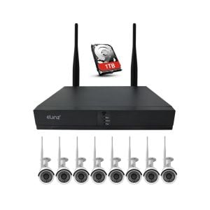 8ch Cctv Wireless Security System 2mp Ip Wifi 8x Camera 1080p