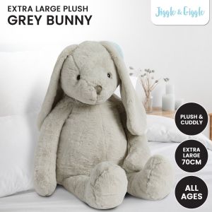 Jiggle & Giggle Extra Large Bunny - Grey