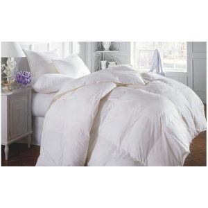Duck Feather & Down Quil and Pillows 2 Pack Combo - Queen - White