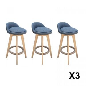 3x Phoenix Grey Chairs Kitchen Dining Chair Bar Stool - Grey