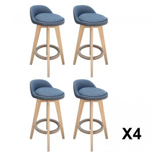 4x Phoenix Grey Chairs Kitchen Dining Chair Bar Stool - Grey