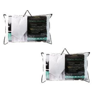 2 x Tencel Blend Pillows Eco Friendly Breathable Ultra Soft