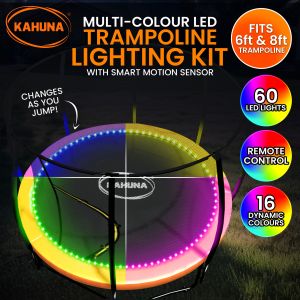 Kahuna LED Kit Suits 6ft-8ft Trampolines Multi-Colour Smart Motion Sensor