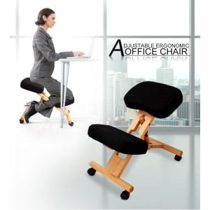 Ergonomic Kneeling Chair - BLACK