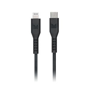 Monster Lightning to USB-C Thermo Plastic Elastometer Cable - Black 1.2m