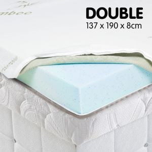Cool GEL Memory Foam Mattress Topper - Double