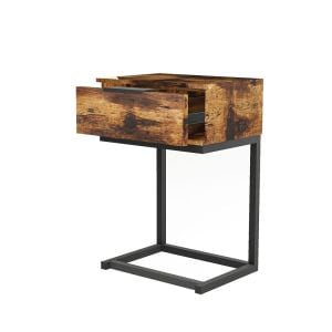 Bedside Tables Drawers Side Table Wood Nightstand Storage Cabinet
