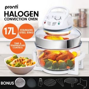 Pronti 17L Family Turbo Convection Oven Broiler Cooker - A18 White