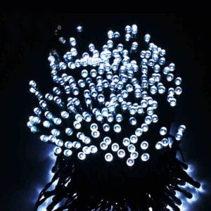 500 Led Solar Power String Fairy Light Cool White