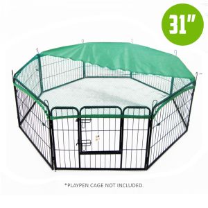 31in Cover for Playpen - Green