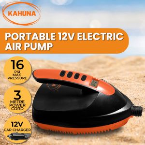Kahuna Portable Electric Air Pump 12V for Inflatable Paddle Boards