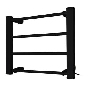 Pronti Heated Electric Towel Bathroom Rack 60W - Black