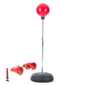 Free Standing Boxing Speed Ball Gloves Set