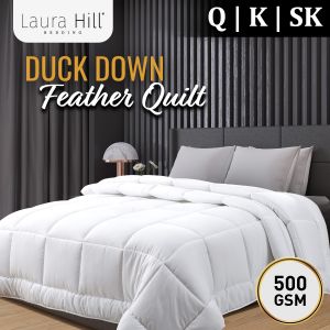 Laura Hill 500GSM Duck Down Feather Quilt Comforter Doona
