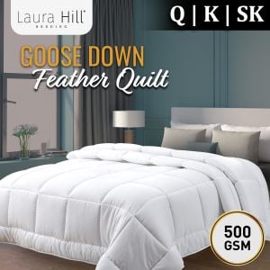 Laura Hill 500GSM Goose Down Feather Quilt Duvet Doona