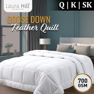 Laura Hill 700GSM Goose Down Feather Comforter Doona