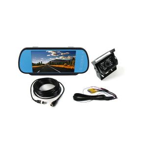 Elinz 7in Clip On Rearview Mirror Monitor 12v/24v Reversing Camera