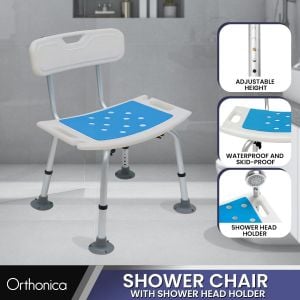 Orthonica Shower Chair with Shower Head Holder