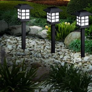 12x LED Solar Power Garde Lawn Lights Yard Lamp Outdoor Lighting