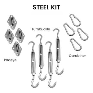 Shade Sail Steel Mounting Kit