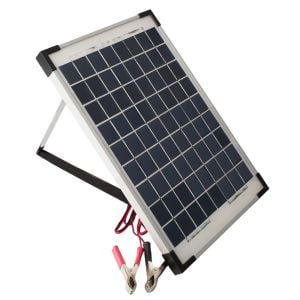 10w 12v Solar Panel 2 Amp Regulator RV Marine Trickle Battery Charger