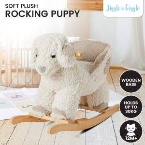 Jiggle & Giggle Soft Plush Toy Rocker - Puppy