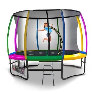 Kahuna 16 ft Trampoline with Rainbow Safety Pad