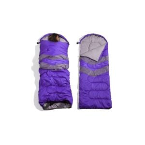 Micro Compact Design Thermal Sleeping Bag Purple