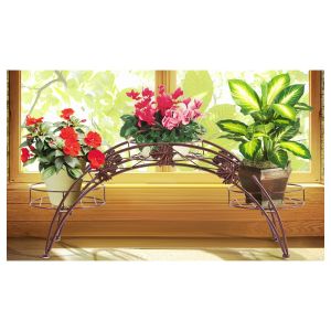 Outdoor Indoor Pot Plant Stand Garden Dcor Bronze