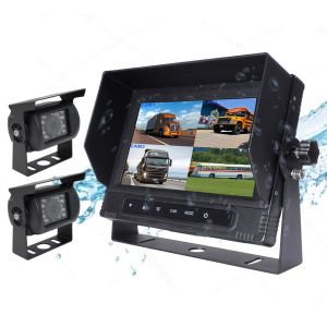 Waterproof 7 Quad Monitor With 2 Camera And 2x 10m Cable