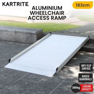 Kartrite Aluminum Portable Wheelchair Access Ramp - 6ft