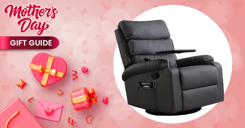 Close up image of a massage chair