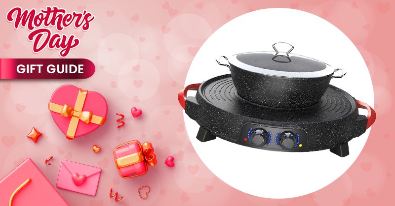 Close up image of a teppanyaki grill