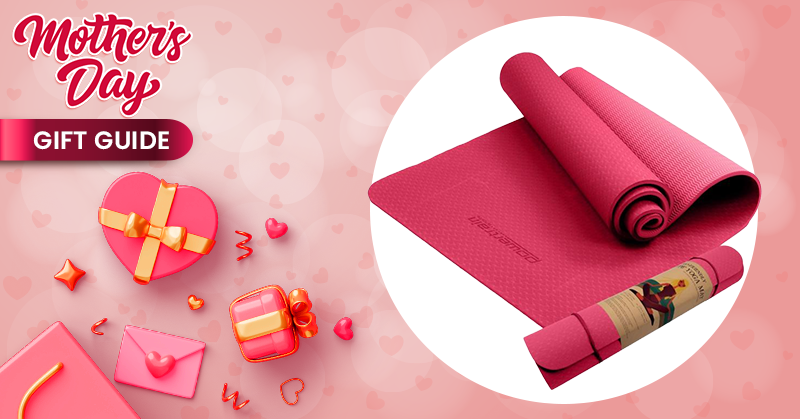 Close up image of a yoga mat