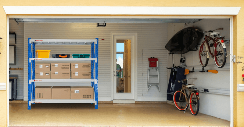 Centurion shelving in a garage