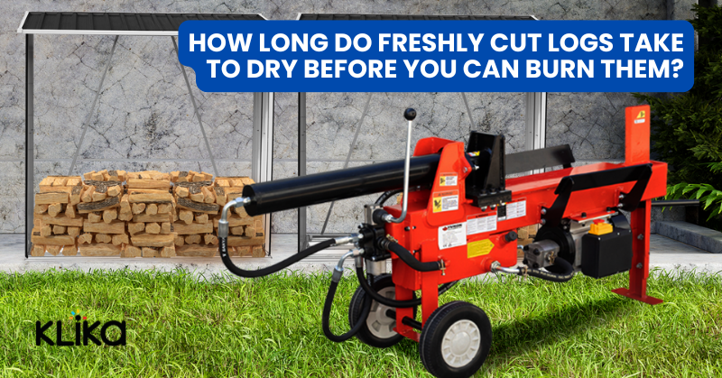 Lifestyle/multi with a wood storage shed and a 12T log splitter