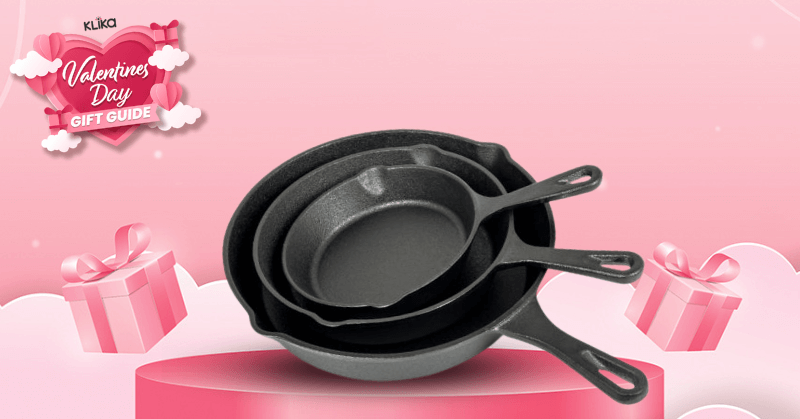 3pc Cast Iron Pan Set<